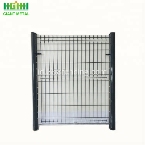 Pvc panel pagar taman dilapisi